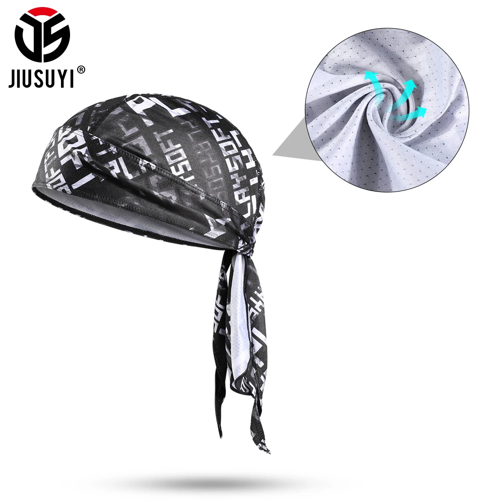 

Quick Dry Printed Pirate Liner Hat Breathable Cycling Fishermen Fishing Hip Hop Beanie Caps Summer Headscarf Men Women Headwear