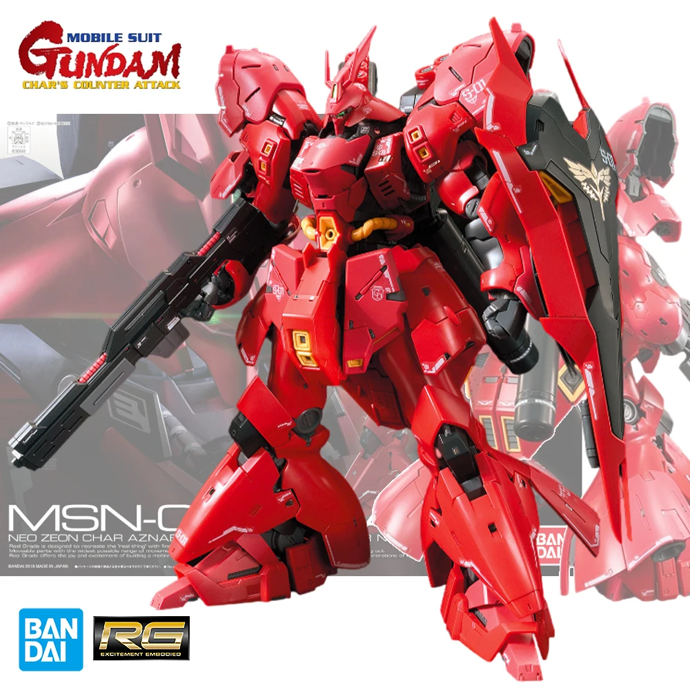 Bandai оригинальная Игрушечная модель Gundam RG 1/144 Женская Аниме экшн-фигурка в сборе