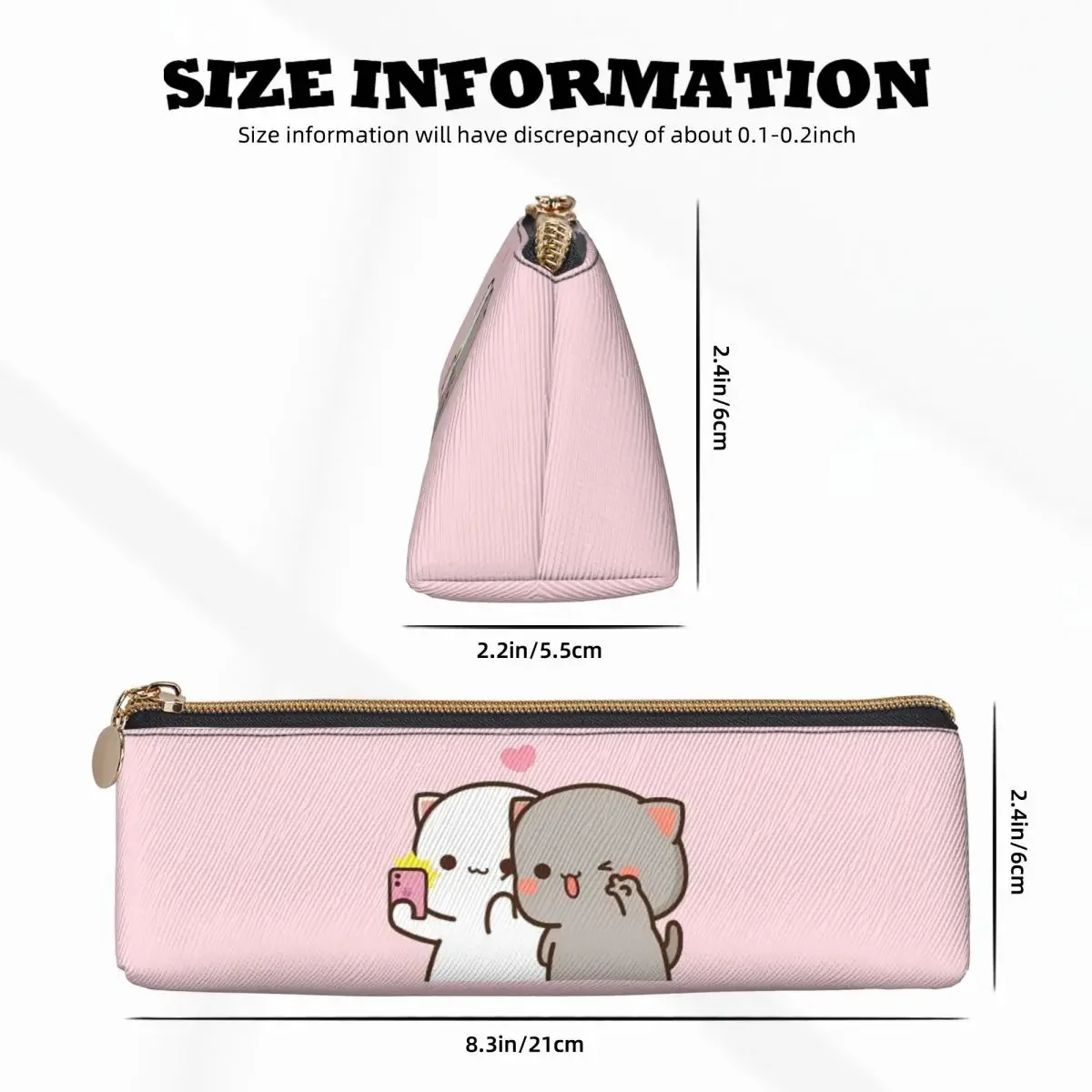 Персиковый карандаш с котом Mochi ручная работа манга кавайные девушки и мальчики