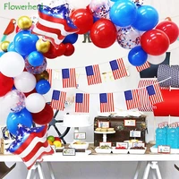 patriotic decorations balloons garland american flag kit patriotic party supplies for 4th of july independence day decorations