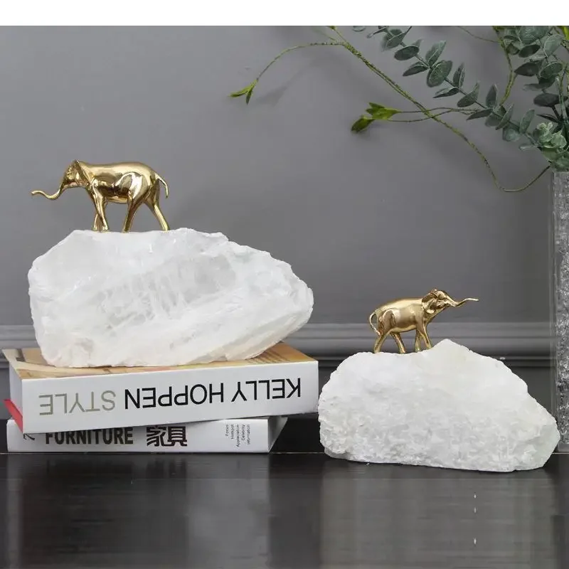 Статуя из латуни золотистого цвета ручная работа