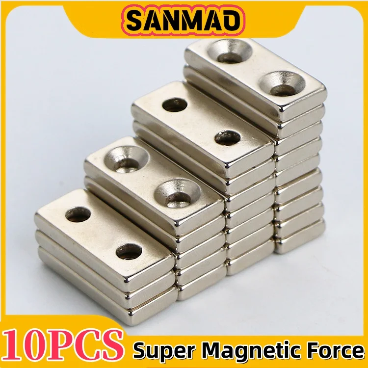 SanMao 3/5/10 шт. 28 мм * 12 4 сверхмощный Неодимовый круглый магнит с отверстием NdFeB мощные