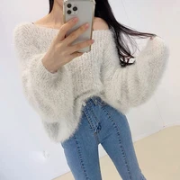 fall 2021 winter womens sweaters women clothing knitted loose sweater knitting wool oversize pullover woman sweaters girls thick