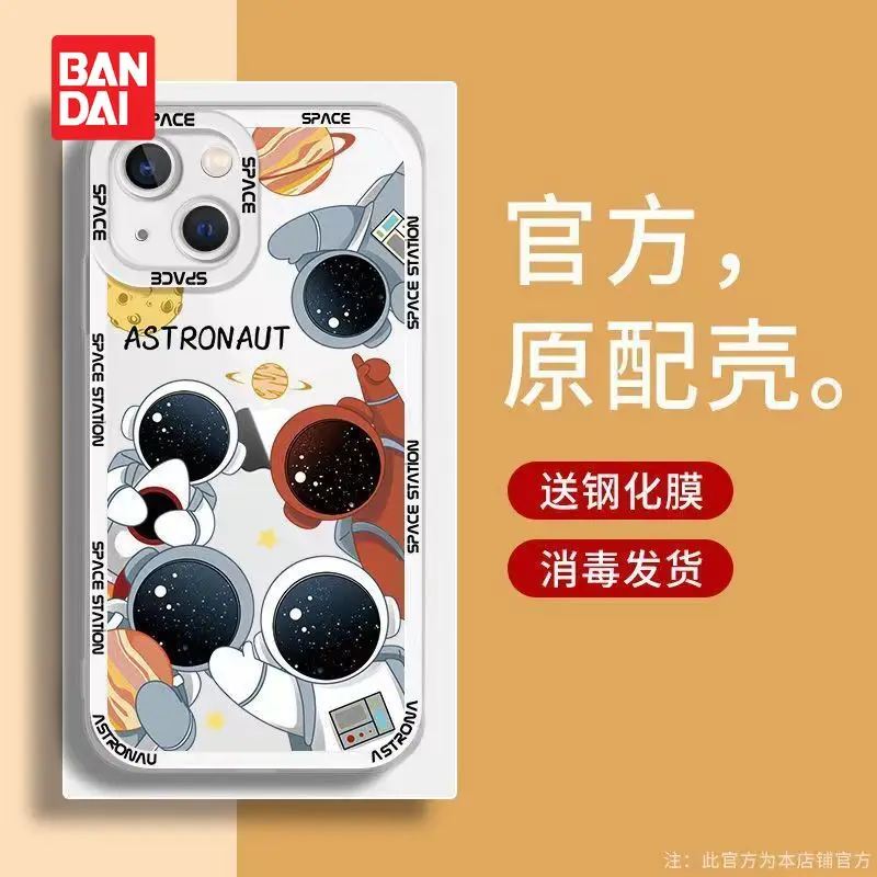 

Bandai Disney cartoon phone case for iphone11 12Pro 13Pro max space astronaut x xs xr xsmax anti-drop brand 7 8plus phone case