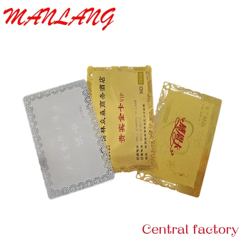 Открытка из нержавеющей стали с гравировкой лазером