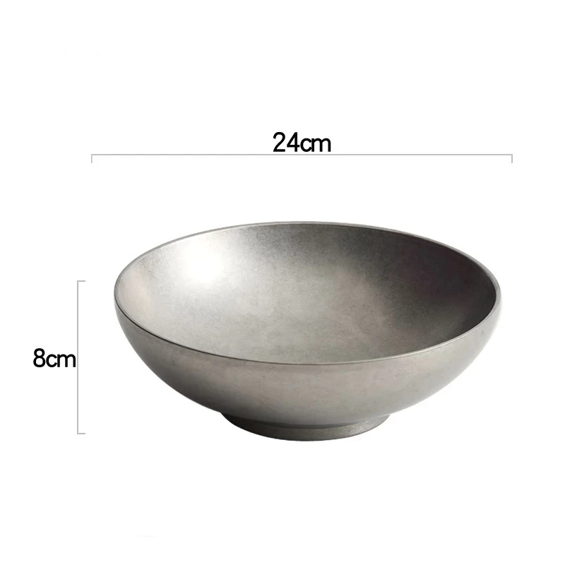 

Винтажная чаша для рамэна HUITESI из нержавеющей стали