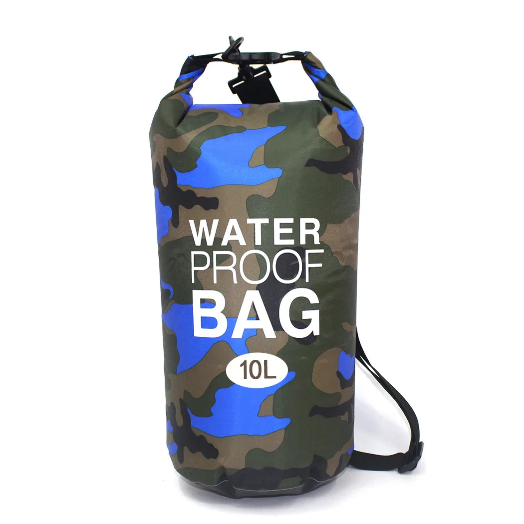 Waterproof Swimming Bag Dry Bag Camouflage Color Fishing Boat Kayak Storage Drifting Bag Beach Accessories