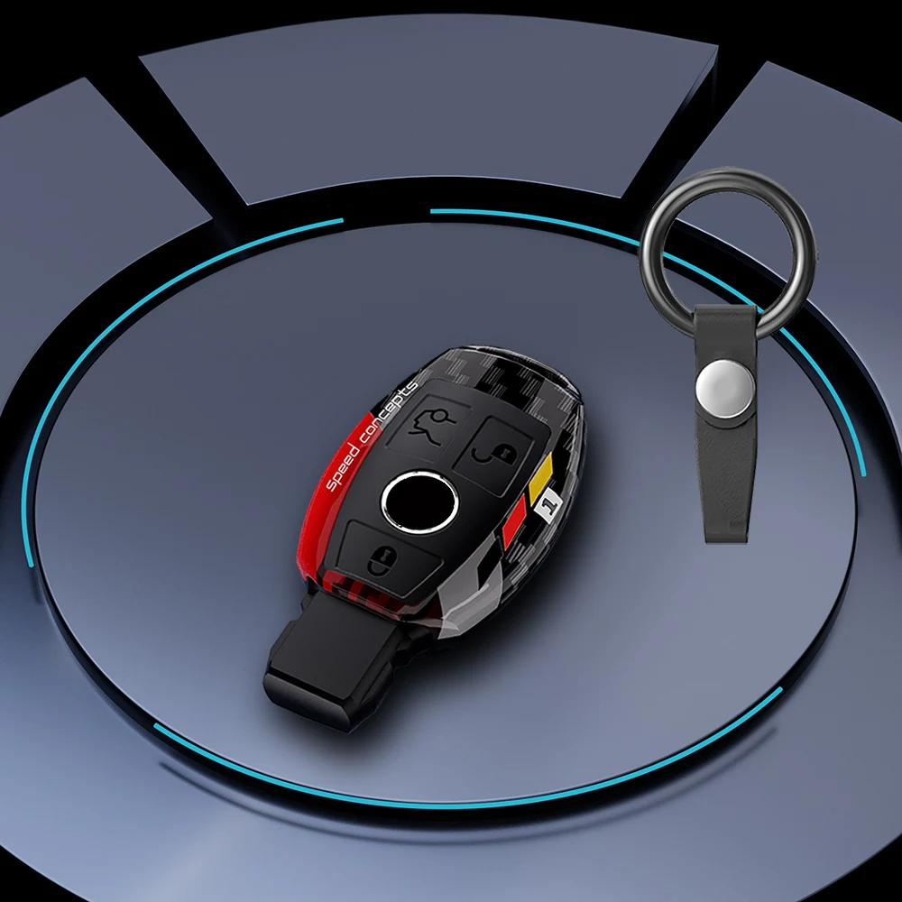 

Чехол для автомобильного ключа с граффити для Mercedes Benz A B C E R Class GLS GLA GLK GLC CLS CLA AMG W204 W205 W212 W463 W176