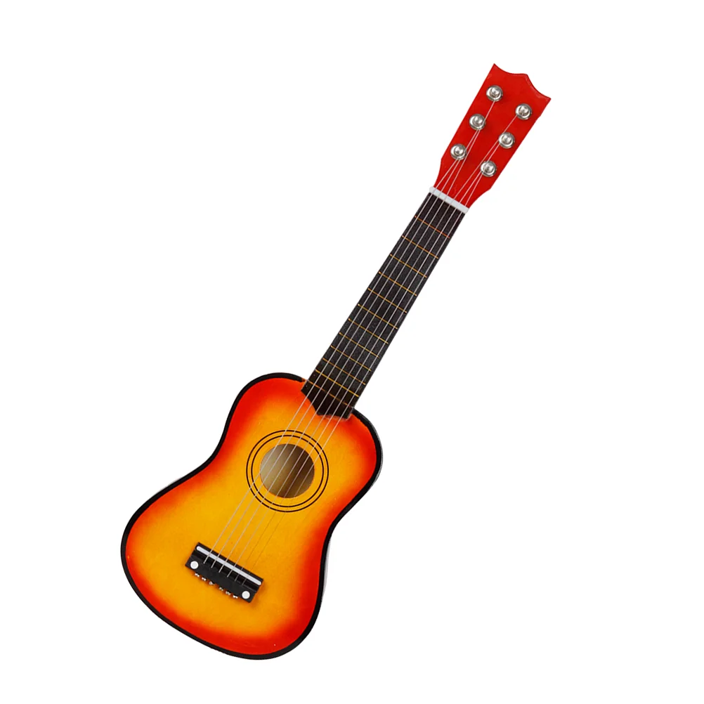 

21 Inch Kidcraft Playset 6-string Music Instrument Kdis Folk Ukulele Beginner Guitar Wooden Child