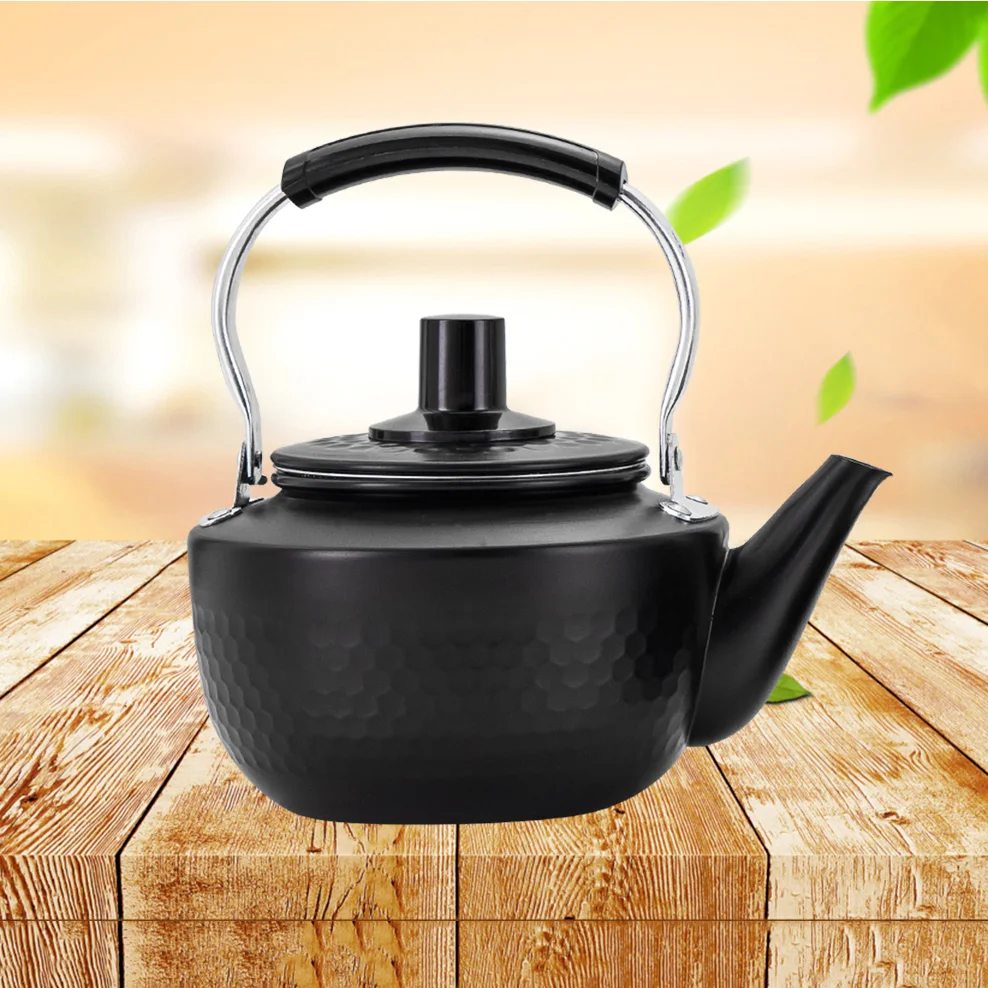 

600ML Aluminum Boiling Kettle Japanese Style Small Teapot With Tea Strainer Mini Brewing Tea Pot Health Tea Infuser For Home