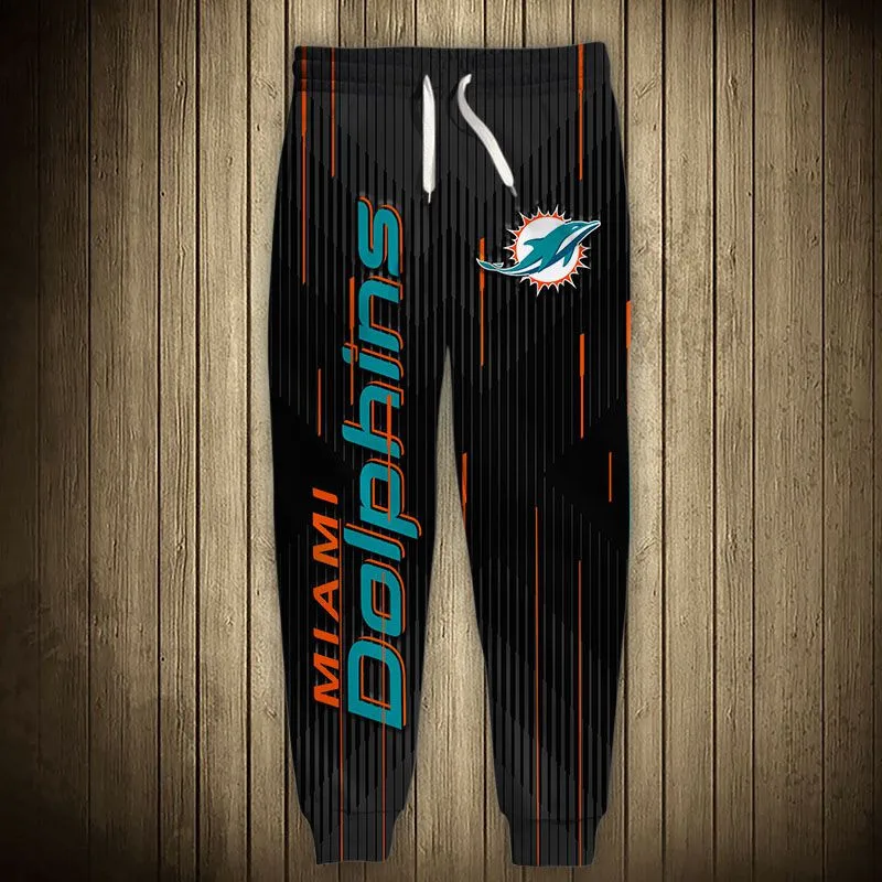 Модные мужские повседневные брюки Майами с дельфином Красные Полосатые граффити