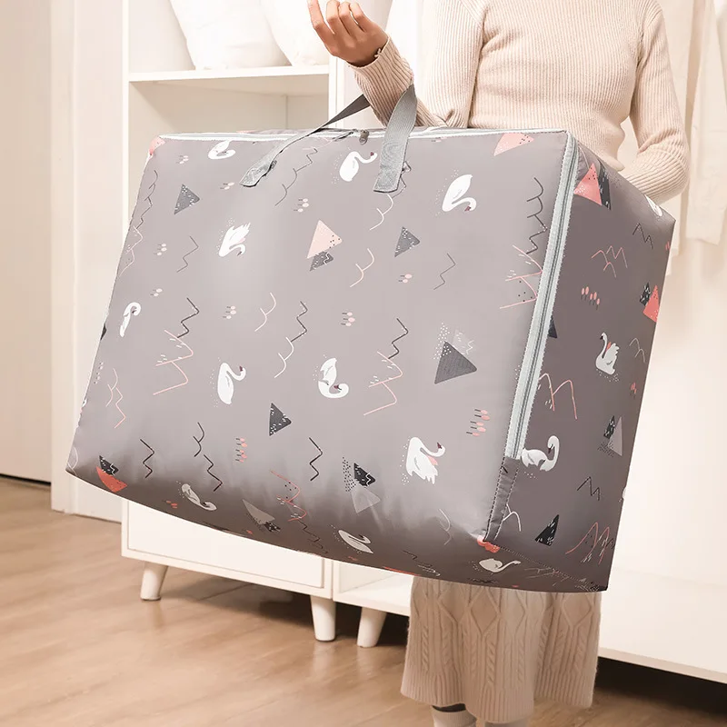 

Cartoon Storage Bag Moving Packing Duffle Bag Waterproof Oxford Clothes Quilt Storage Bag Sundries Sorting Bag