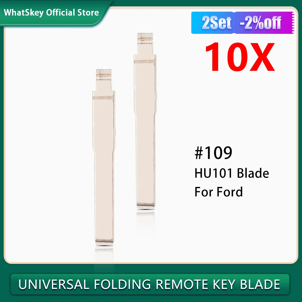 10 шт./лот Замена #109 флип-ключ дистанционный ключ для автомобиля HU101 Blade KD VVDI Ford Focus