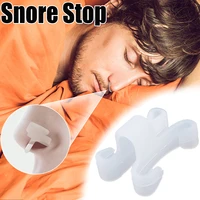 1pc sleeping aid silicone anti snoring device snore stop anti snoring apnea nose breathe clip stop snore device healthy care