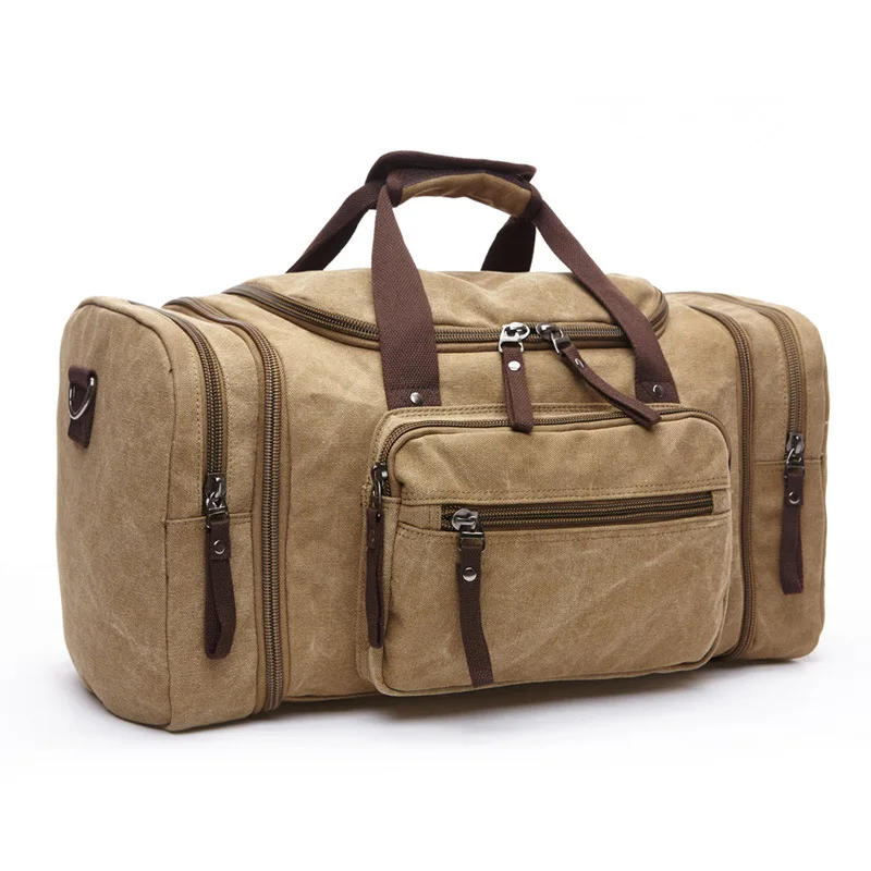 

Korean Version Large-capacity Duffel Leisure Travel Fashion Outdoor Cross-slung Hand Canvas Travel Bag JT22520013