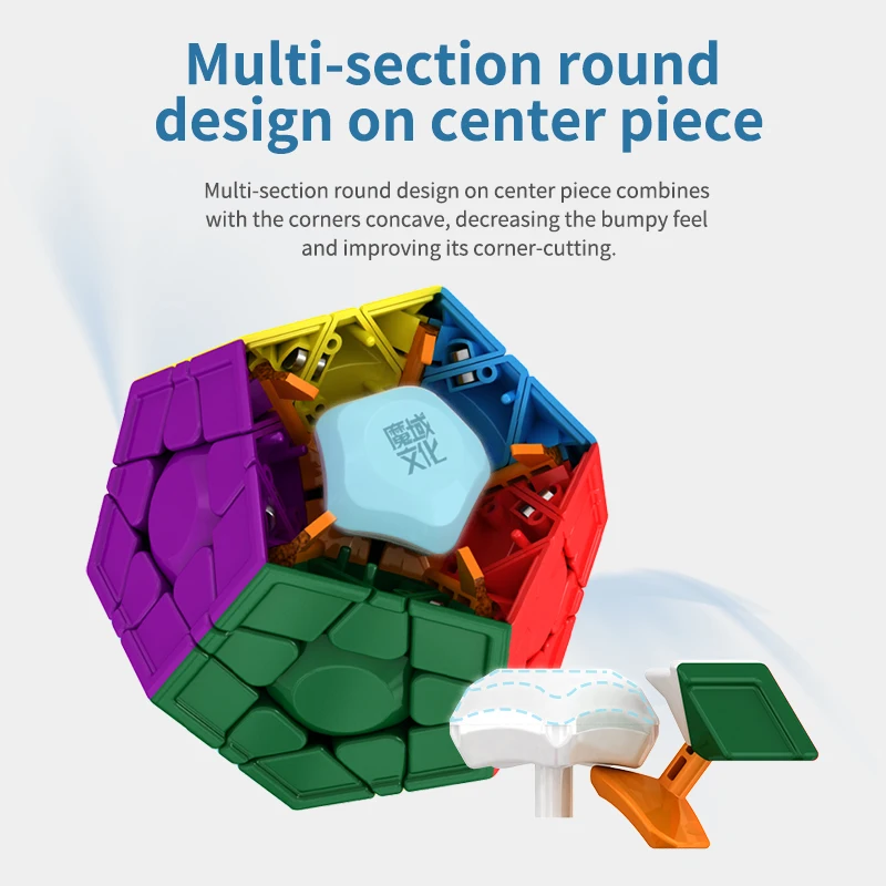 2020 Moyu AoHun WRM 3x3 Megaminx Магнитный магический скоростной куб без наклеек