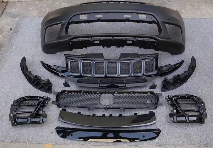 Фото Комплект кузова для Grand Cherokee 2011-2017 Facelift to 2018-2020 SRT Style Upgrade Детали с решеткой бампера капота Plug and Play №5
