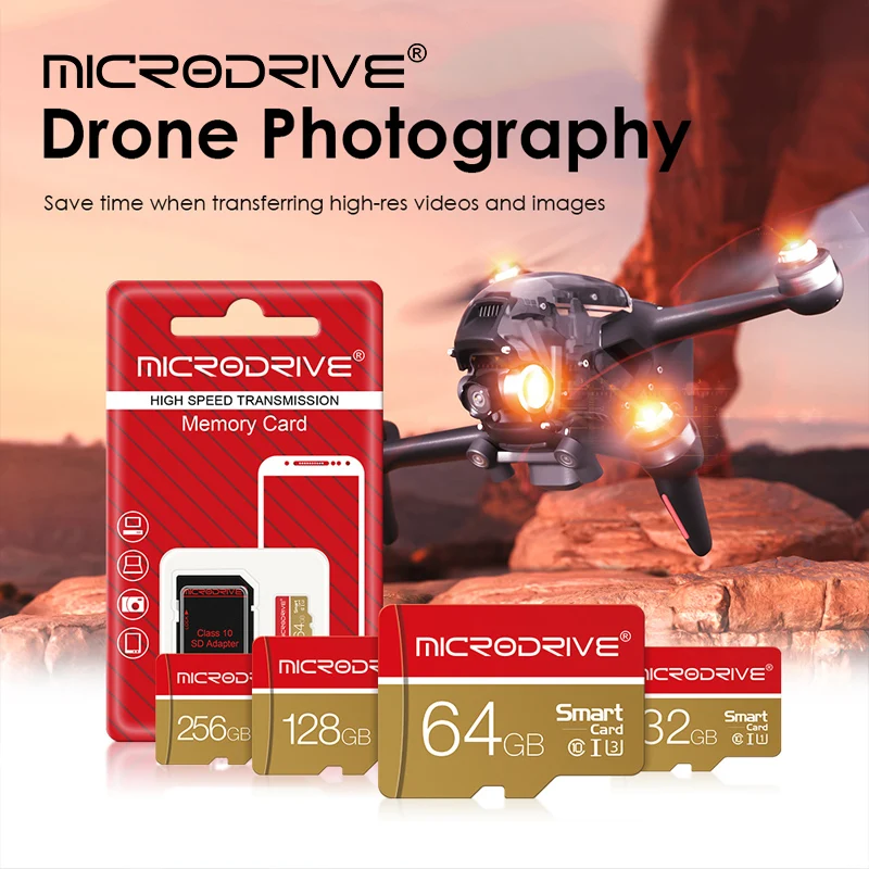 Карта памяти 64 ГБ 32 16 4 8 128 256 512 Micro TF флэш-карта класс 10