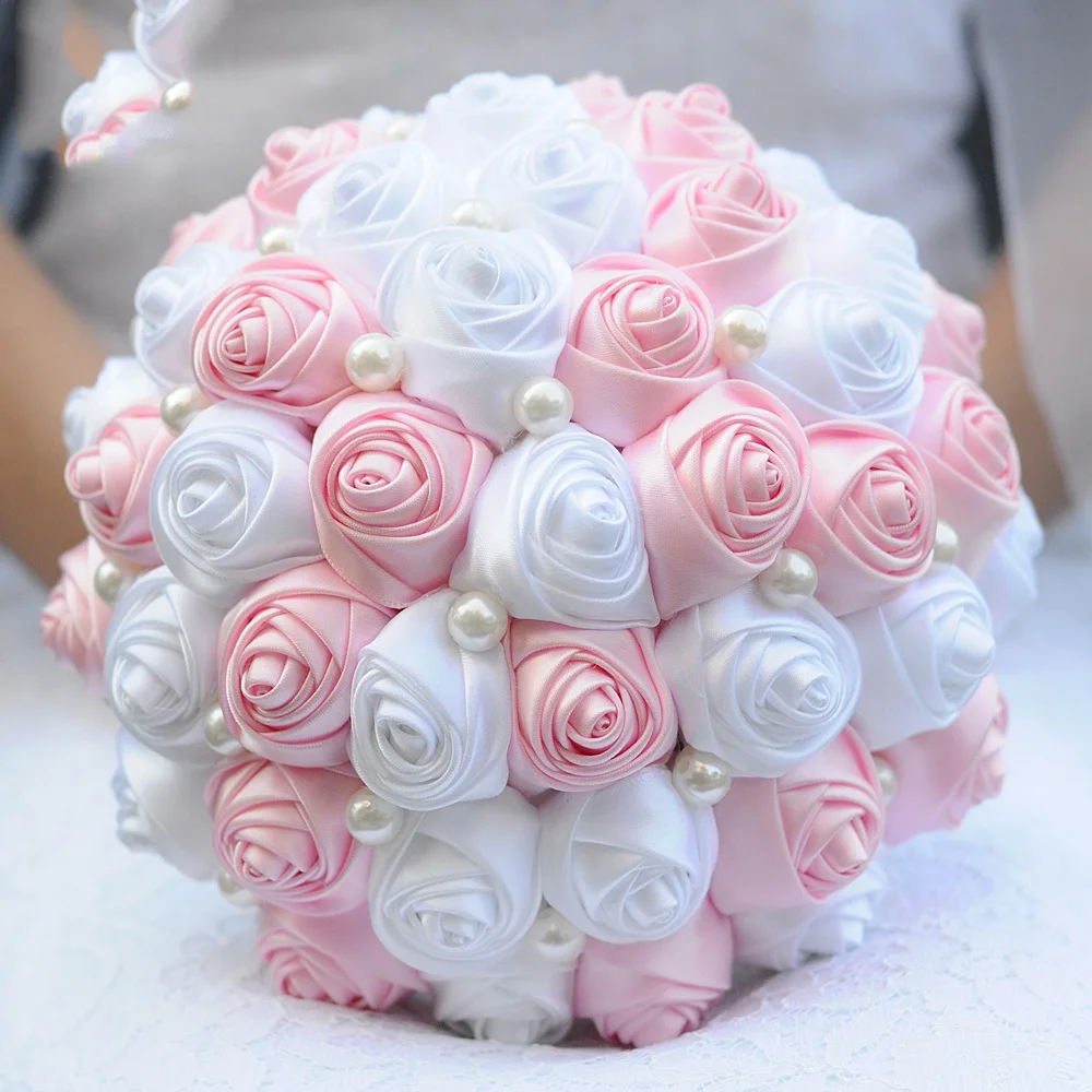 rosa rosa bouquet elegante bouquets de noiva bouquet artificial de flor rosa buque