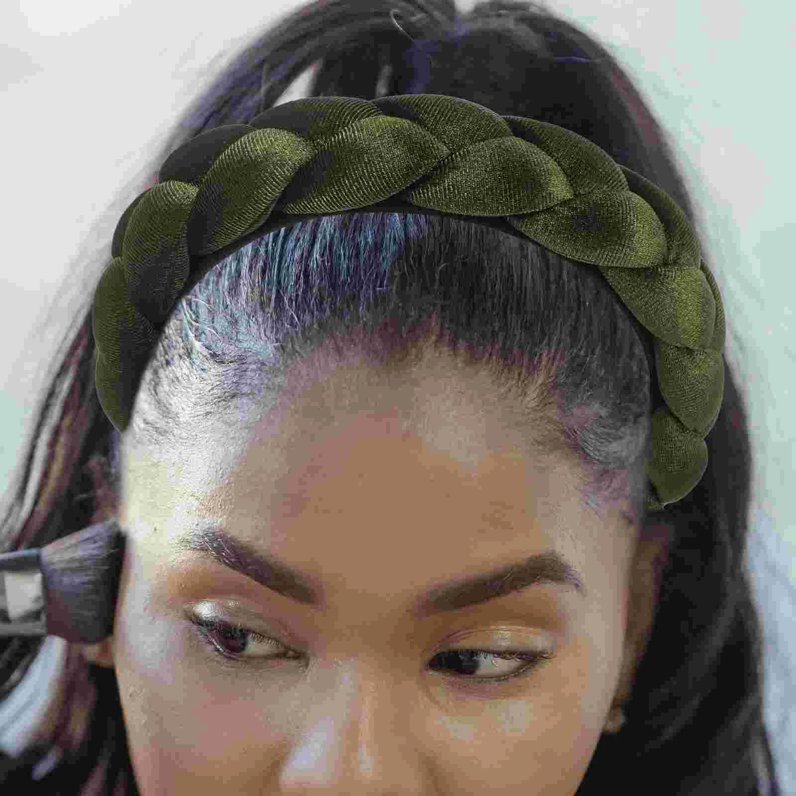 

Women's Fashion Headbands Braid Skincare Nationality Headdress Decorative Hair Hoop Fabric Face Washing Girl