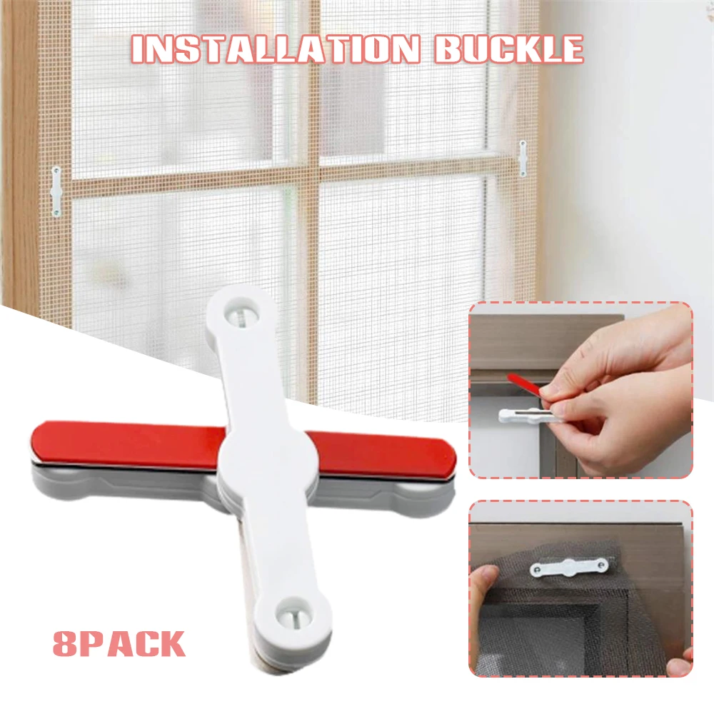 

Anti Rust Screen Window Installation Buckle Powerful Magnet Punch Free Mesh Traceless Letter Retaining Clip Home Office Accessor