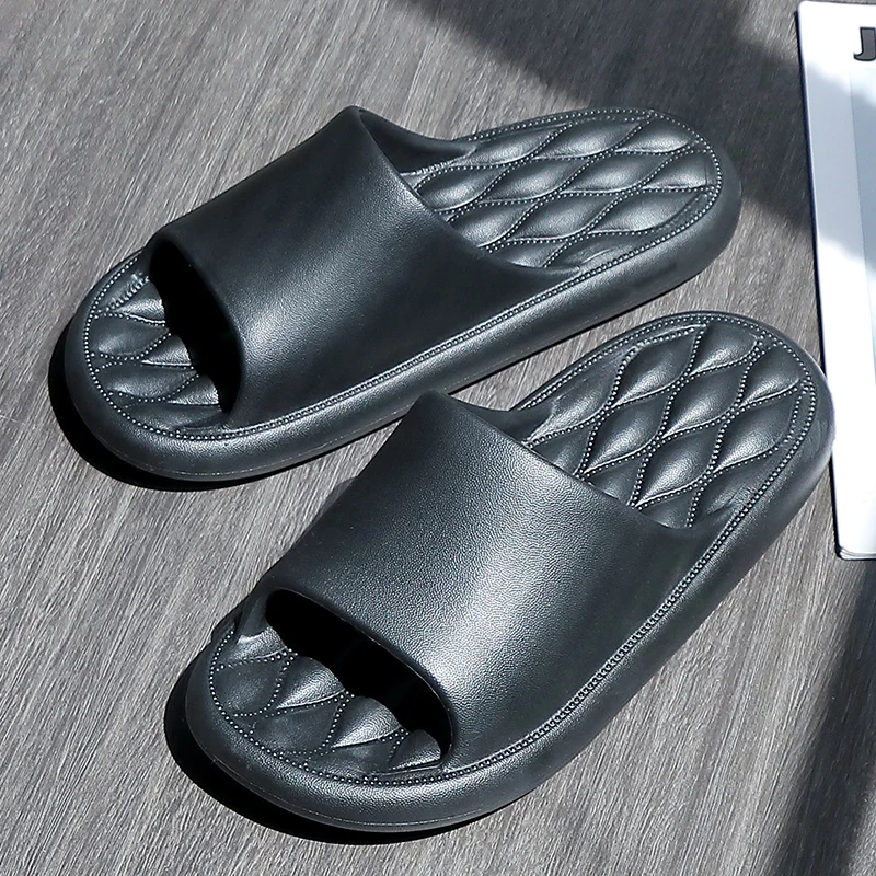 

Шлепанцы ASIFN для мужчин и женщин, мягкие сандалии на толстой подошве, Нескользящие, тихие, сланцы, летняя Уличная обувь для пар