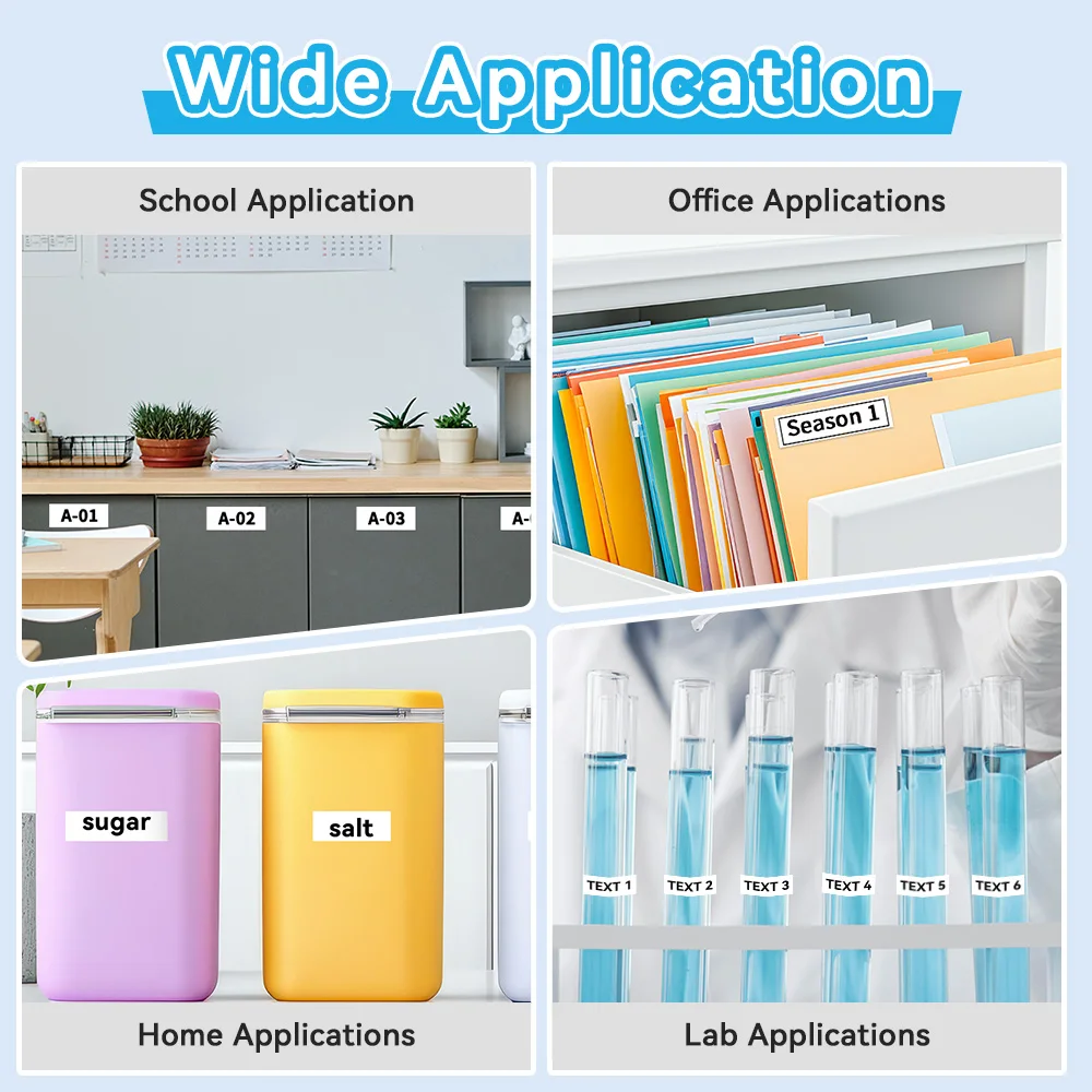 6/9/12/18/24 мм TZe-231 Совместимая лента для этикеток Brother TZe-241 TZe-251 TZe-335 принтера P-touch PT-D200