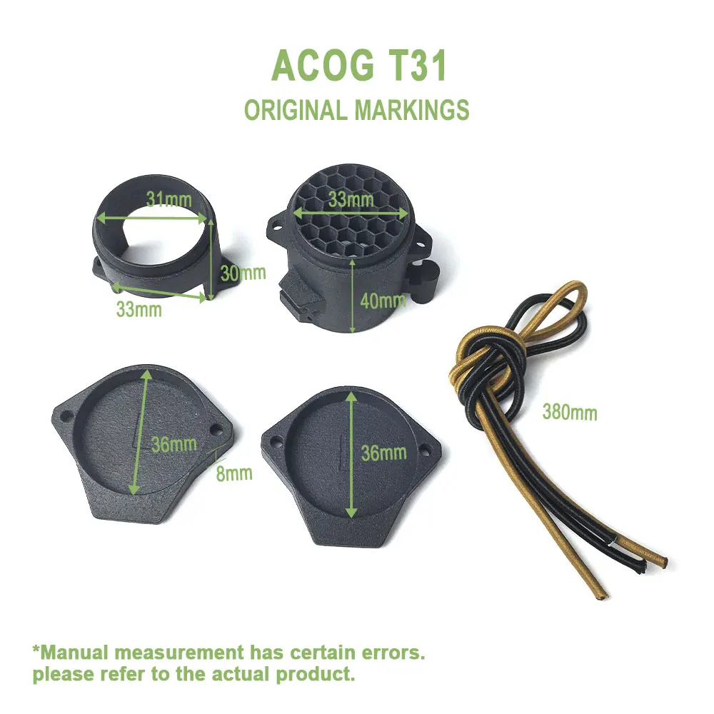 SOTAC тактическое оружие защитная крышка для ACOG PVS14 калибр 50/40 мм аксессуары прицела