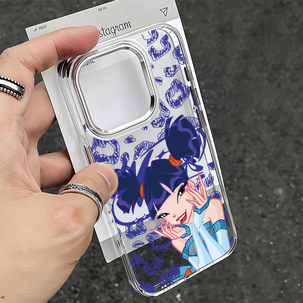 Фото ГОРЯЧАЯ НОВИНКА: Чехол для телефона W-Winx Club для Samsung Galaxy S26 S25 S24 S23 S22 S21 S20 Note20 FE Ultra Edge Plus 4G 5G, прозрачный №2