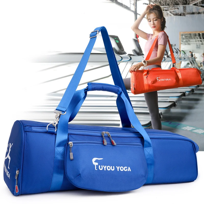 Large Capacity Fitness Backpack Women Yoga Mat Handbag Men Pilates Shoulder Bag Female Gym Training Sport Messenger Bags X526A