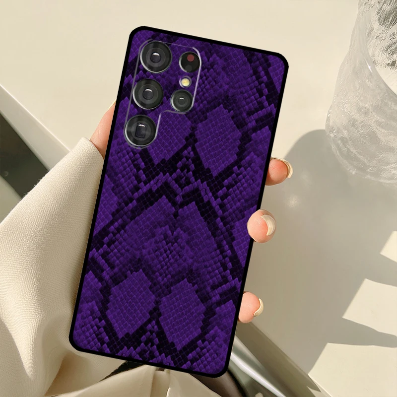 Python Snake Skin Phone Case For Samsung Galaxy S20 FE S21 FE S22 Ultra Note20 Note10 S8 S9 S10 Plus Cover images - 6