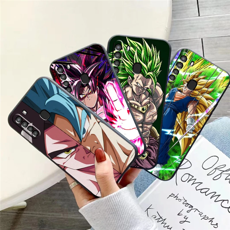 

Japanese Anime Dragon Ball Phone Case For Samsung Galaxy A01 A02 A10 A10S A20 A22 4G 4G 5G A31 Coque Soft Back Liquid Silicon