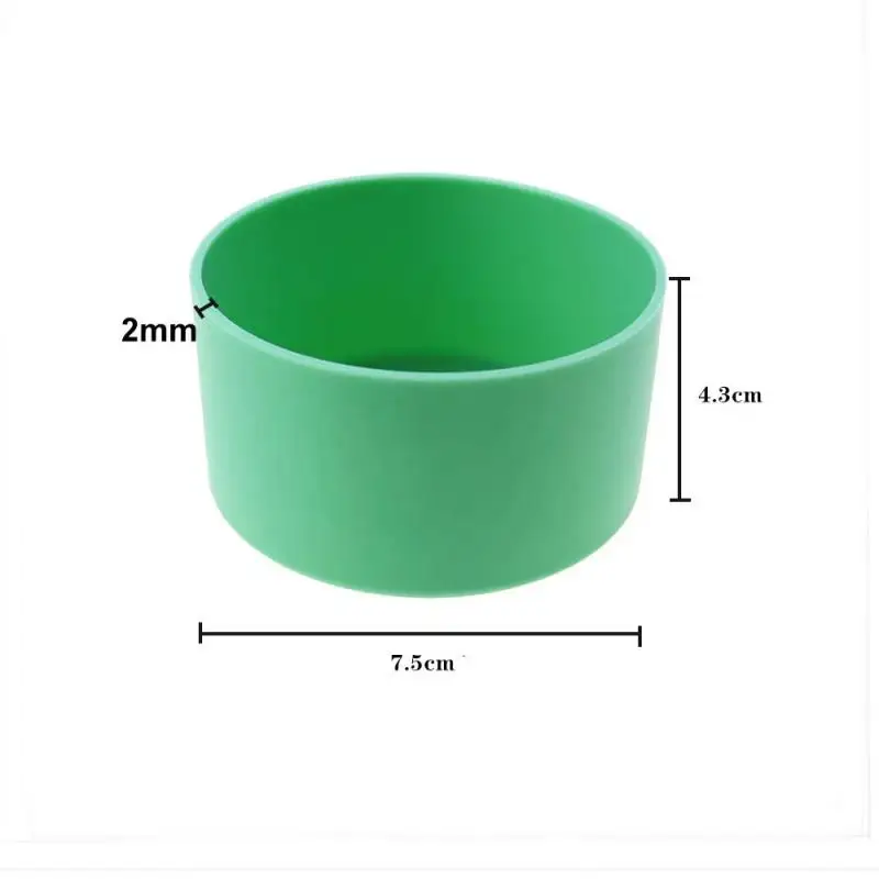 Силиконовая нижняя рукава для бутылки аксессуары чашек противоскользящая