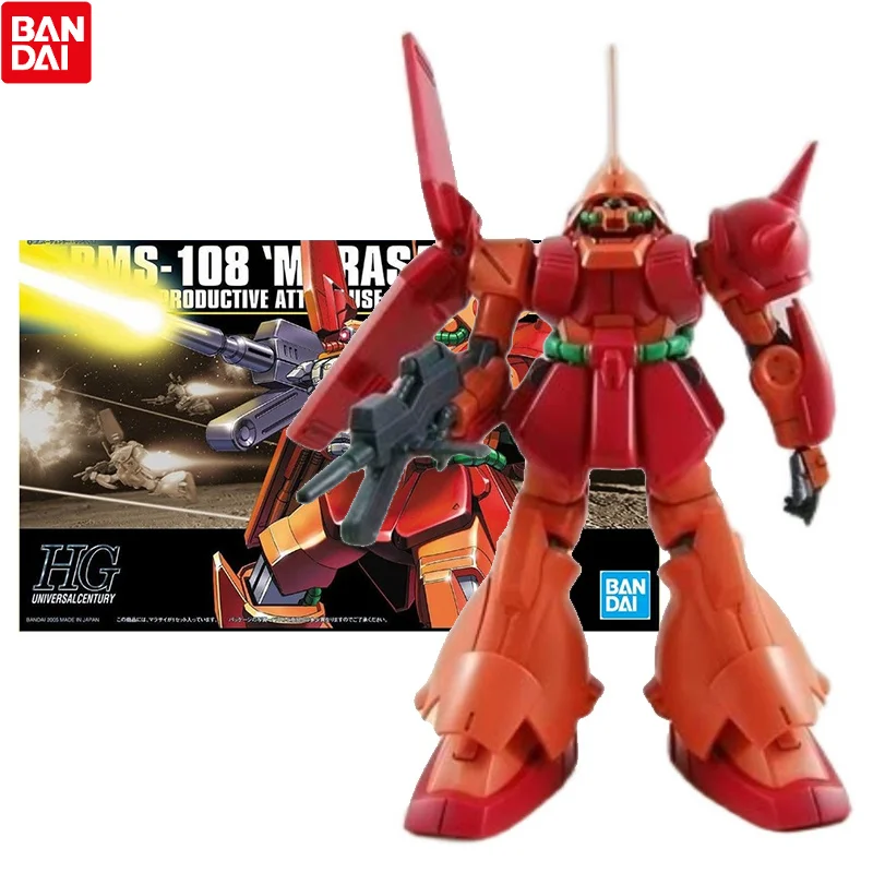 

Bandai Genuine Gundam Model Kit Anime Figure HGUC 1/144 RMS-108 Marasai Collection Gunpla Anime Action Figure Toys for Children