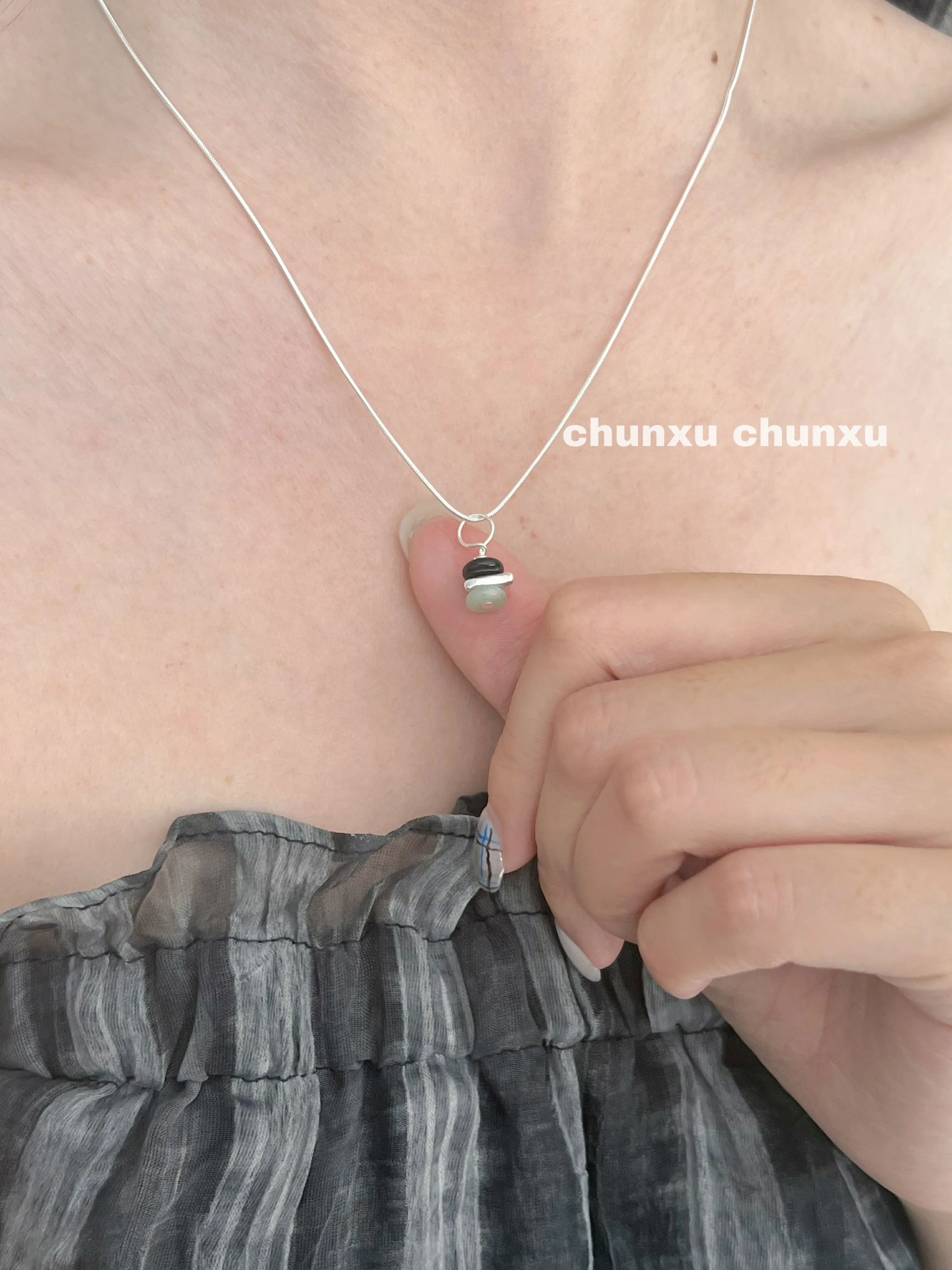 Весенняя последовательность Dongling нефритовая подвеска ожерелье из натурального