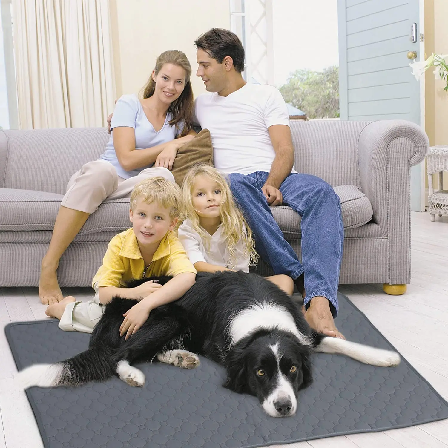 

Dog Pads Diaper Washable Reusable Waterproof Absorbent Pet Changing Pad For Dogs Cats Dog Changing Pad Pee Pads Training Mat