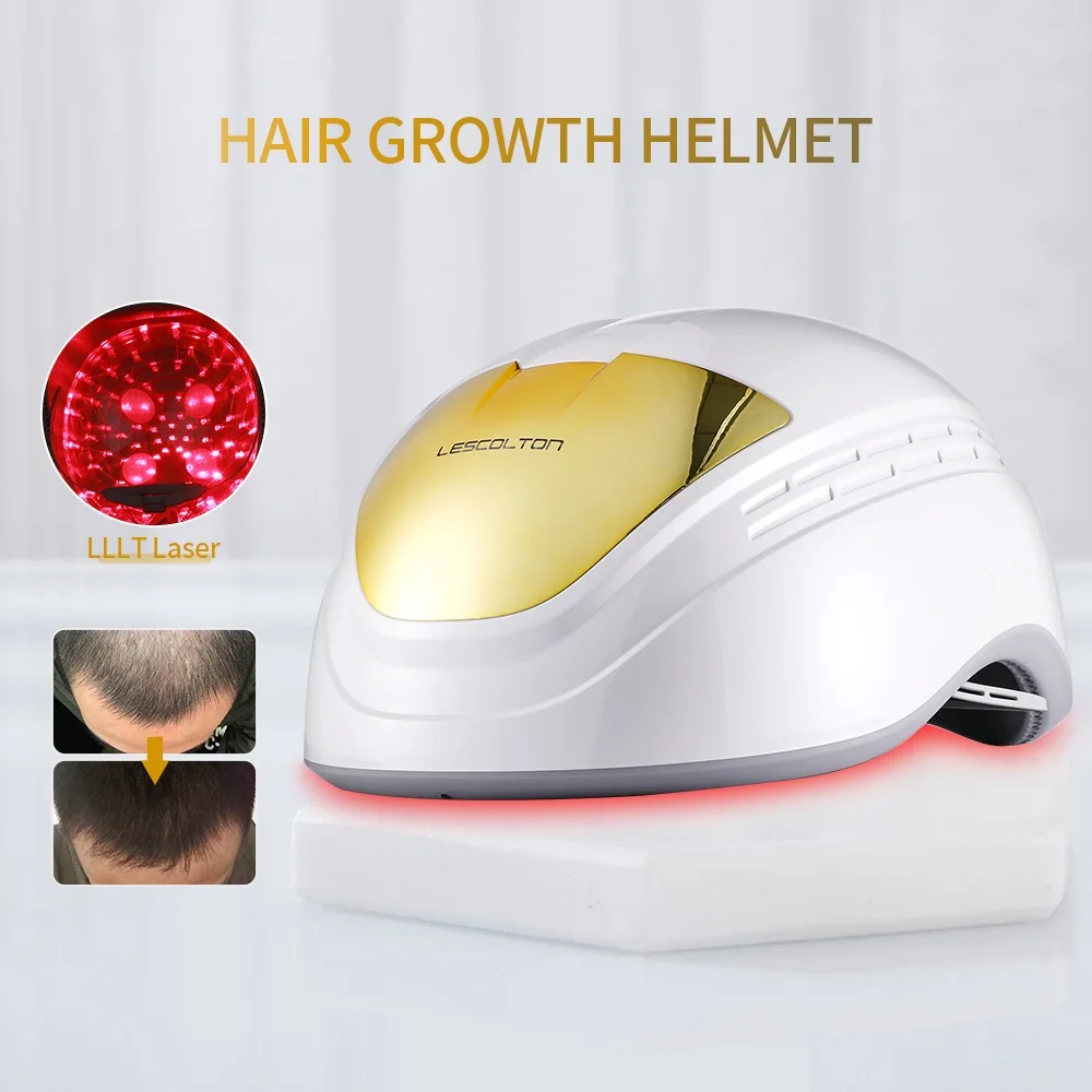 Lescolton Hair Growth Helmet Infrared 650nm Laser 80 Beads LED Photon Therapy Promote Hair Regrowth Cap Hair Loss Treatment