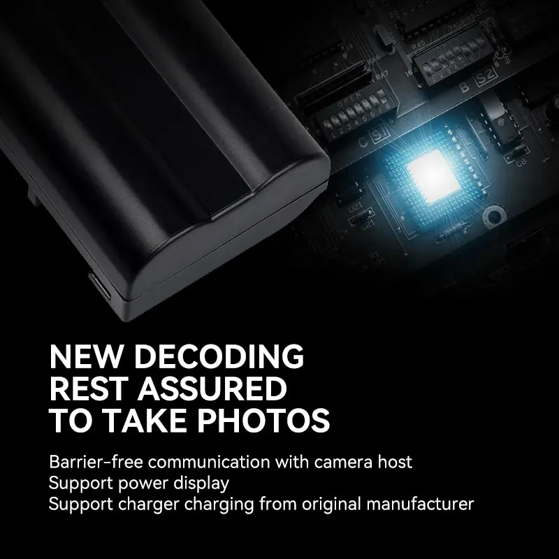 Аккумулятор FB EN-EL15 EL15C 1600 мАч для камеры Nikon Z7II Z6II D7500 D7200 D850 D780 Z5 D7100 D610 D800E