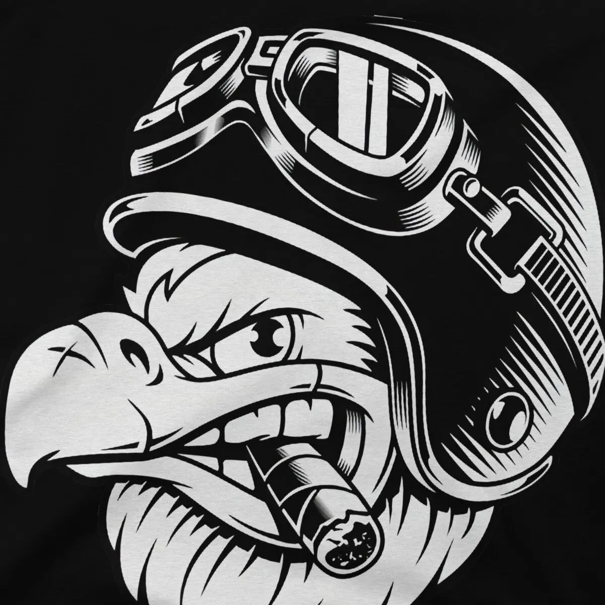 Футболка мужская с принтом &quotклассный Орел сигарой&quot