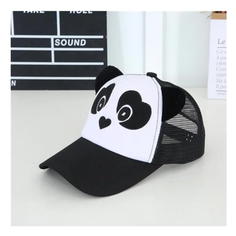 

Fashion Cartoon Panda Mesh Baseball Cap For Men Boys And Girls Summer Outdoor Breathable Net Snapback Hip Hop Women Sun Hat