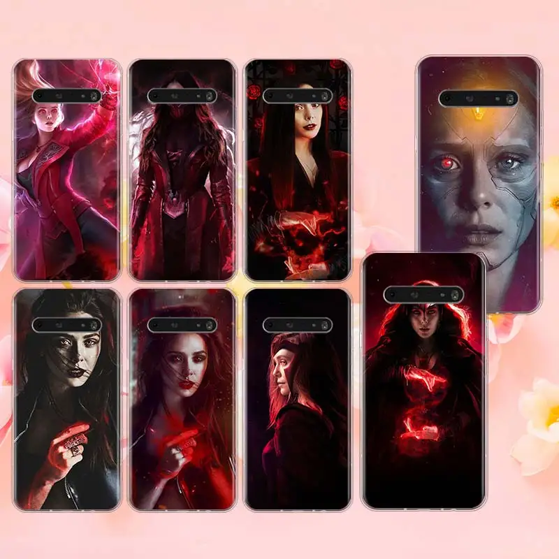 

Marvel Scarlet Witch Girls For LG K92 K22 K71 K61 K51S K41S K50S Q60 V60 V50S V50 V40 V30 G8 X G8S ThinQ Transparent Phone Case