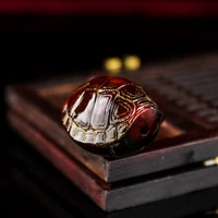 natural yak horn bead carved turtle shell handmade necklace bracelet diy string loose bead pendant for jewelry making accessory