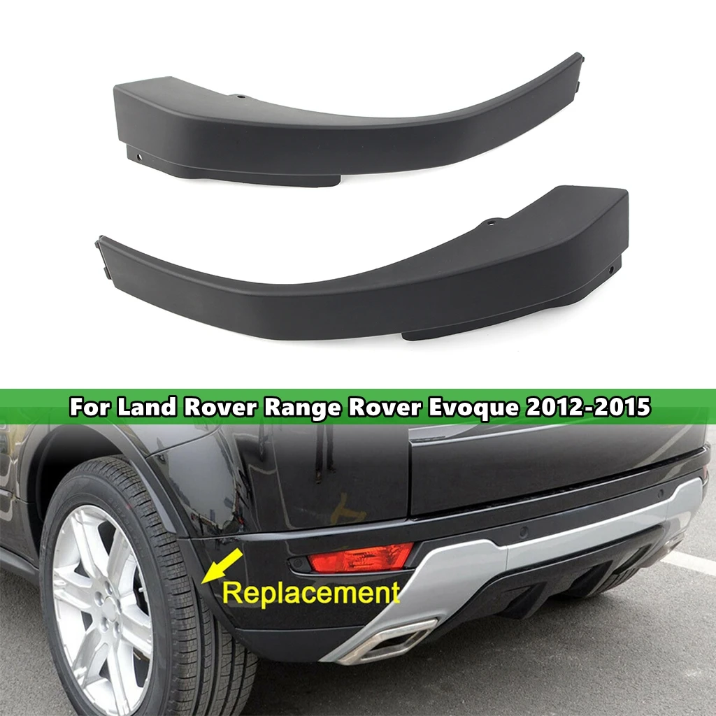 

1Pair Car Rear Bumper Wheel Trim Molding Bracket For Land Rover Range Rover Evoque 2012 2013 2014 2015 Car Accessories