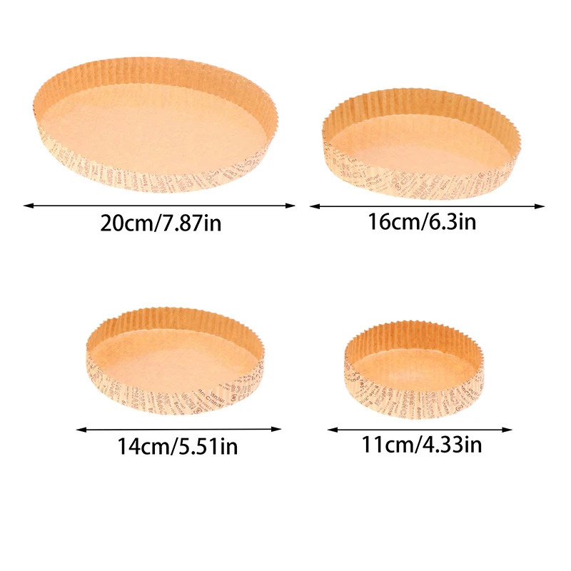 100 шт. маслостойкая бумага для пиццы одноразовая фритюрницы антипригарный