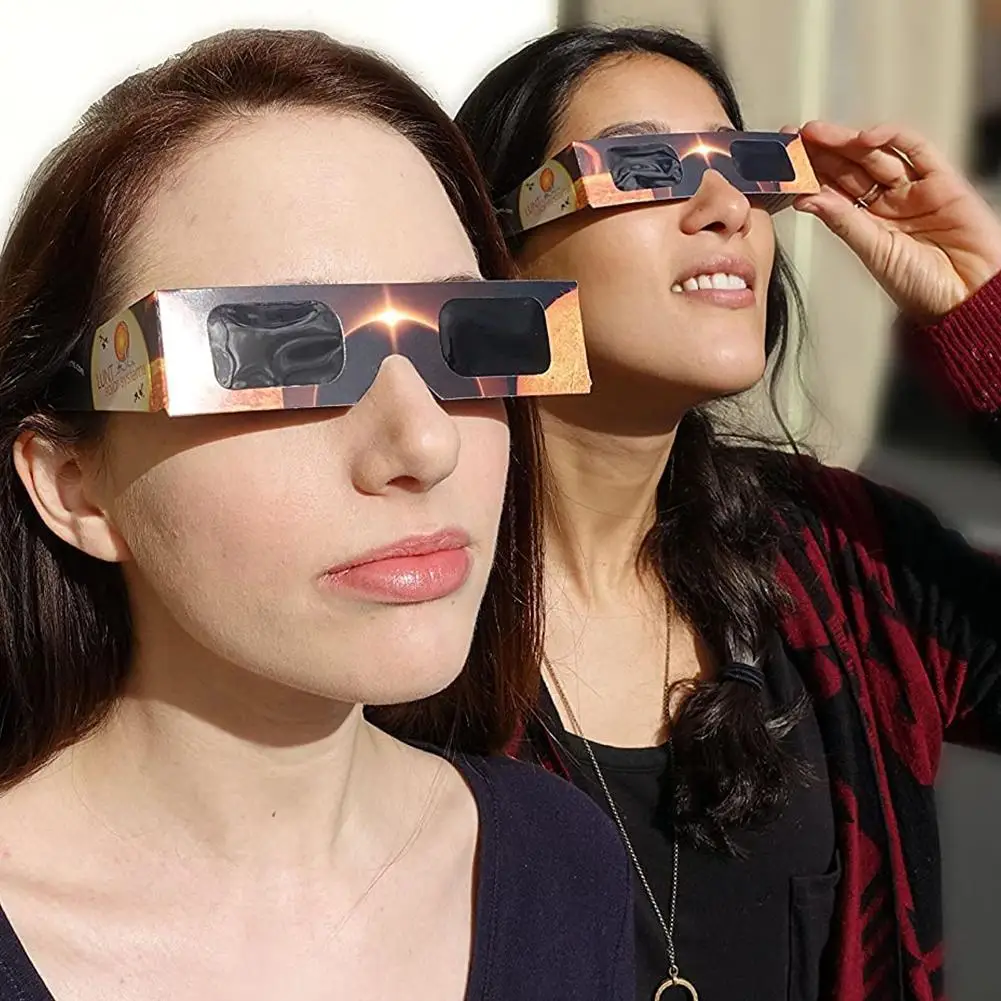 

2023/10/14 Annular Solar Eclips 10Pcs Solar Eclipse Glasses Paper Solar Eclipse Glasses Protect Your Eyes From Solar Eclipse