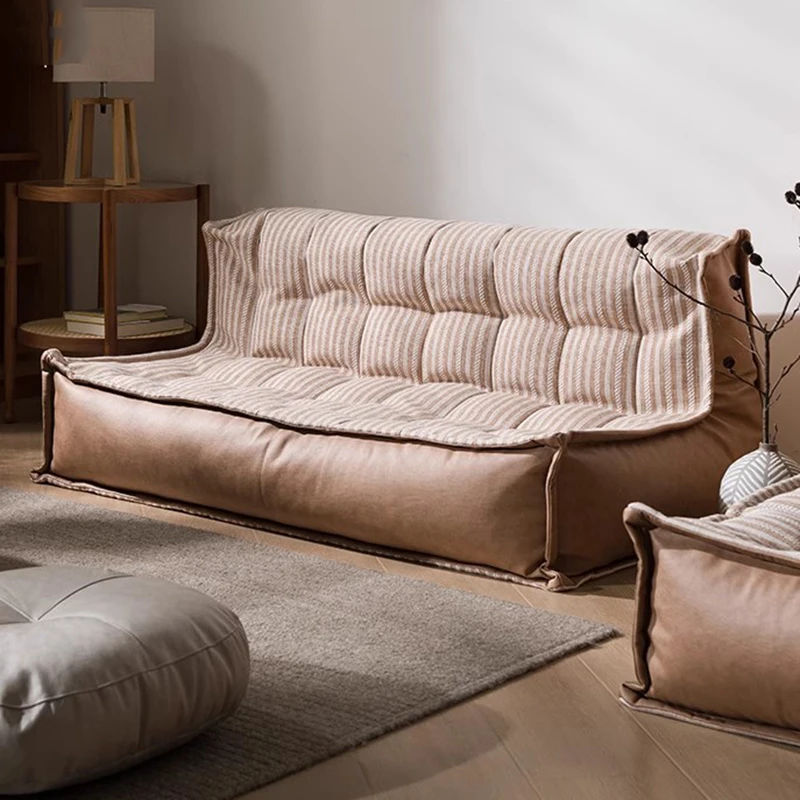 

Lazy Tatami Sofa Designer Comfort Stretch Living Room Sofa Recliner Modular Ultralight Soft Divani Soggiorno Bedroom Furniture