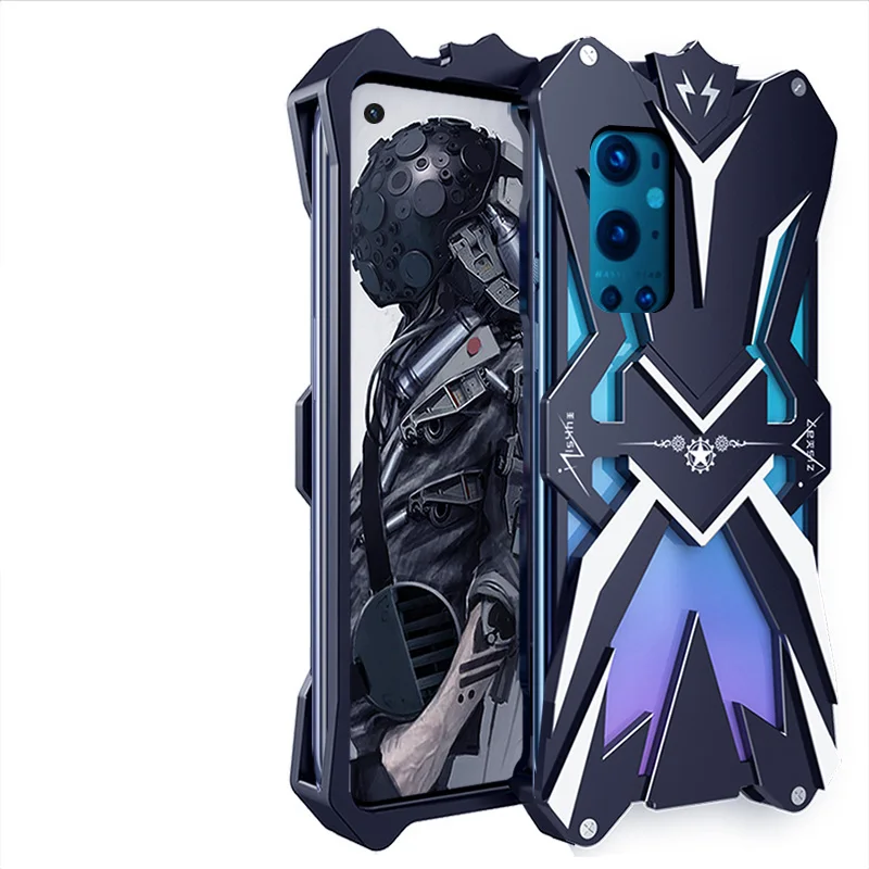 Original Zimon Metal Luxury Thor Heavy Duty Armor Metal Aluminum Mobile Phone Case Cover For Oneplus 11 10T 9r 9rt 9 Pro Cases