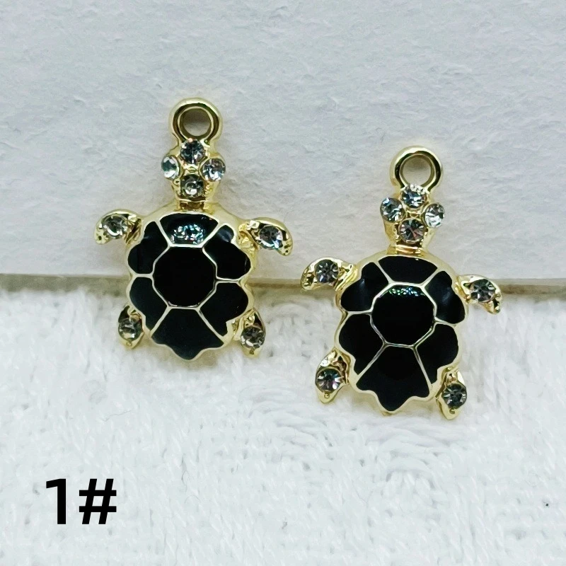 Фото 20 шт. DIY аксессуары для рукоделия: браслеты, серьги, ожерелья, подвески в виде черепах, бабочек и насекомых №2
