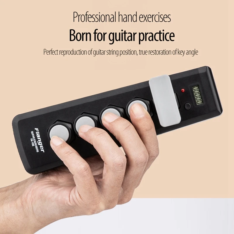 

Guitar Finger Trainer Upgrade Extendable Strength Adjustable Ukulele/Guitar/Bass/Piano/Saxo/Violin FA-10G Finger Trainer