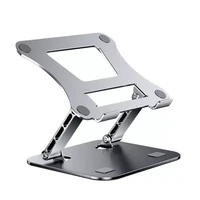 laptop stand adjustable aluminum alloy notebook stand compatible with 10 17 inch laptop portable laptop holder